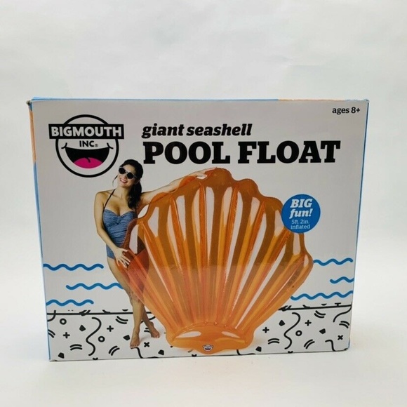giant seashell pool float